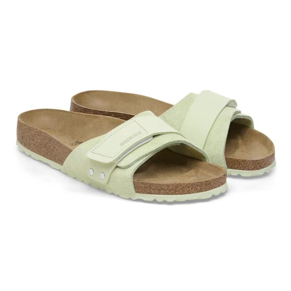 Birkenstock Oita Suede Leather Slip-on Sandals 37 Narrow